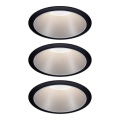 Paulmann 93408 - SET 3xLED/6,5W IP44 Dimbart badrumstakarmatur COLE 230V