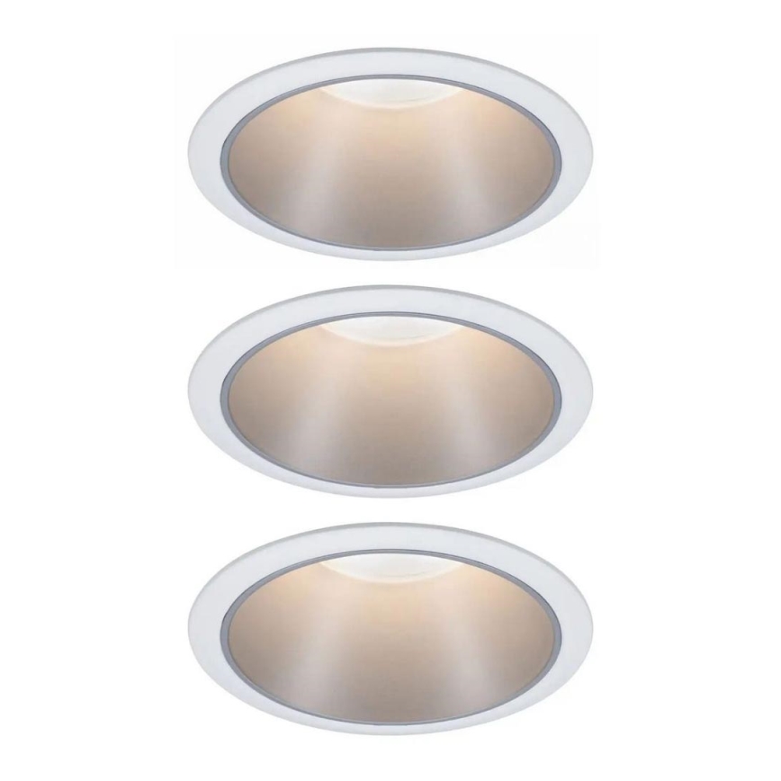 Paulmann 93410 - KIT 3xLED/6,5W IP44 Ljusreglerad bathroom upphängd taklampa COLE 230V