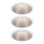 Paulmann 93410 - SET 3xLED/6,5W IP44 Dimbart badrumstakarmatur COLE 230V