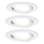 Paulmann 93449 - KIT 3xLED/6,5W IP23 Badrum infälld lampa NOVA 230V
