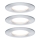 Paulmann 93462 - KIT 3xLED/6W IP44 Badrum infälld lampa NOVA 230V