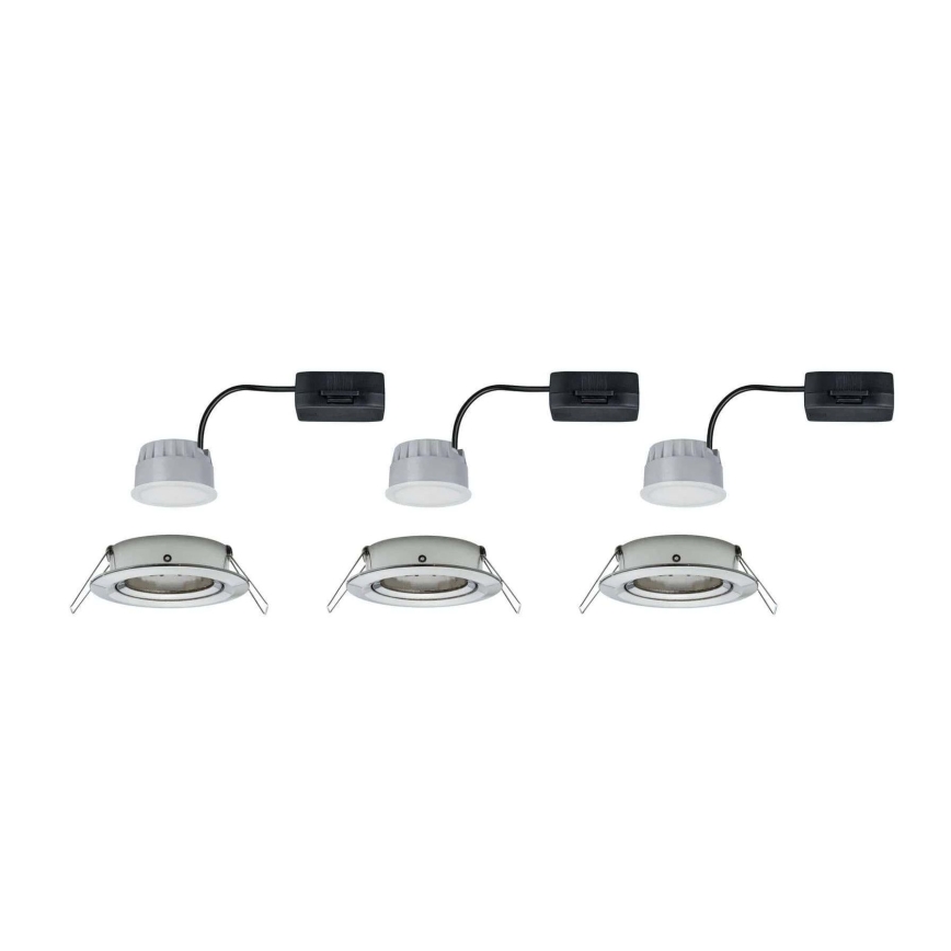 Paulmann 93483 - KIT 3xLED/6,5W IP23 Ljusreglerad bathroom upphängd taklampa NOVA 230V