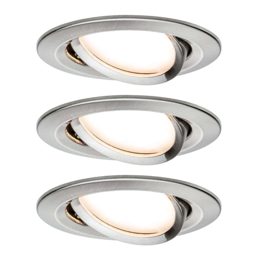 Paulmann 93483 - KIT 3xLED/6,5W IP23 Ljusreglerad bathroom upphängd taklampa NOVA 230V