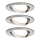 Paulmann 93483 - SET 3xLED/6,5W IP23 Dimbart badrumsinfällt takarmatur NOVA 230V