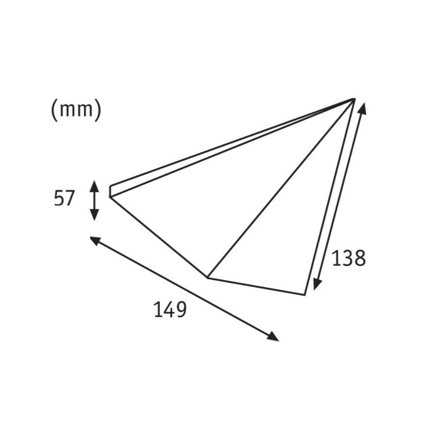 Paulmann 93584 - KIT 2xLED/6,2W IP44 Möbelbelysning KITE 230V