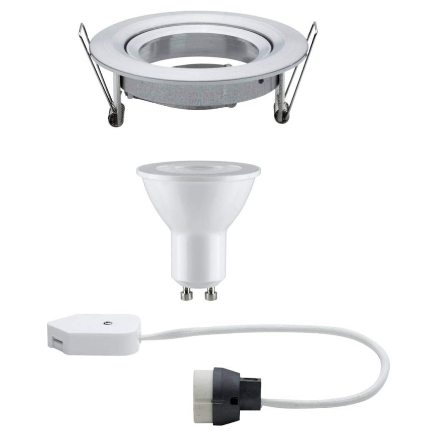 Paulmann 93602 - LED GU10/7W IP23 Dimbar  infälld badrumsbelysning  NOVA 230V