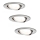 Paulmann 93607 - SET 3x LED GU10/7W IP23 Dimbar badrumsbelysning NOVA 230V