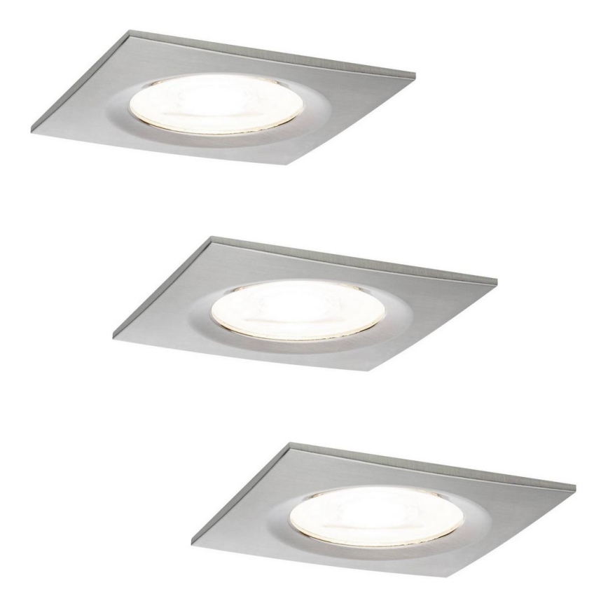 Paulmann 93615 - KIT 3x LED/7W IP44 Ljusreglerad hängande badrumslampa 230V