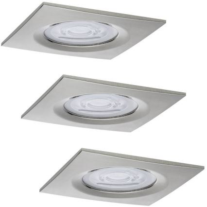 Paulmann 93615 - KIT 3x LED/7W IP44 Ljusreglerad hängande badrumslampa 230V