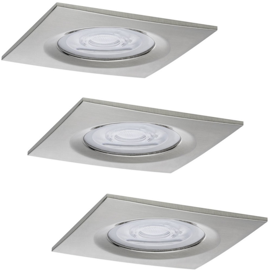 Paulmann 93615 - KIT 3x LED/7W IP44 Ljusreglerad hängande badrumslampa 230V
