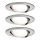 Paulmann 93652 - KIT 3x LED GU10/6,1W IP23 Badrum infälld lampa 230V