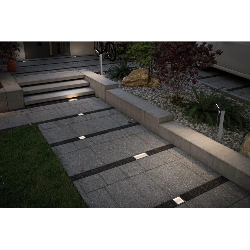 Paulmann 93774 - LED/0,24W IP67 Infälld solcellsbelysning CUBE 1,2V