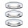 Paulmann 93853 - SET 3xLED-GU10/4,5W Hängande Takbelysning STAR 230V