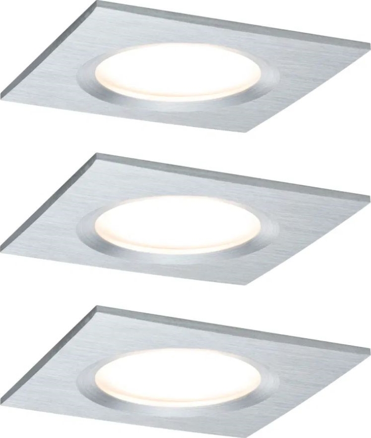 Paulmann 93895 - KIT 3xLED/6W IP44 Ljusreglerad hängande badrumslampa NOVA 230V