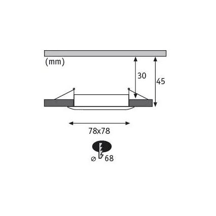Paulmann 93895 - KIT 3xLED/6W IP44 Ljusreglerad hängande badrumslampa NOVA 230V