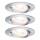 Paulmann 93943 - Set 3xLED/6,8W IP23 Dimbar infälld badrumsarmatur COIN 230V