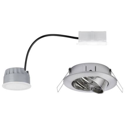 Paulmann 93963 - LED/7W IP23 Badrum dimbar Takbelysning COIN 230V