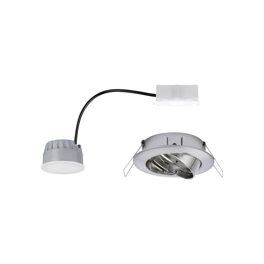 Paulmann 93963 - LED/7W IP23 Badrum dimbar Takbelysning COIN 230V