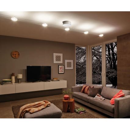 Paulmann 94090 - LED/4W Spotlampa för DISC 12V vajersystem vit