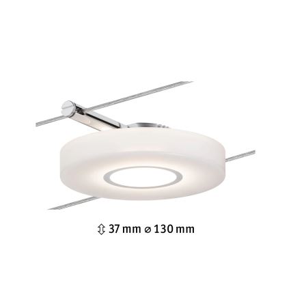 Paulmann 94090 - LED/4W Spotlight för system med snöre DISC 12V vit