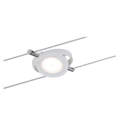 Paulmann 94106 - SET 6xLED/4W Spotlights för wire system ROUNDMAC 230V vit