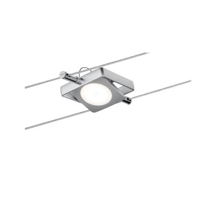 Paulmann 94107 - SET 4xLED/4,3W Spott för vajersystem MAC 230V mattkrom