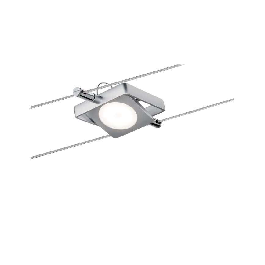 Paulmann 94107 - SET 4xLED/4,3W Spott för vajersystem MAC 230V mattkrom
