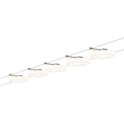 Paulmann 94109 - KIT 5xLED/4,3W Spotlight för system med snöre MAC 230V