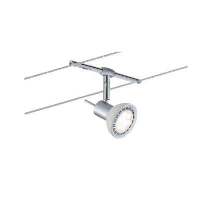 Paulmann 94136 - KIT 5xGU5,3/10W Spotlight för skensystem SHEELA 230V skinande krom