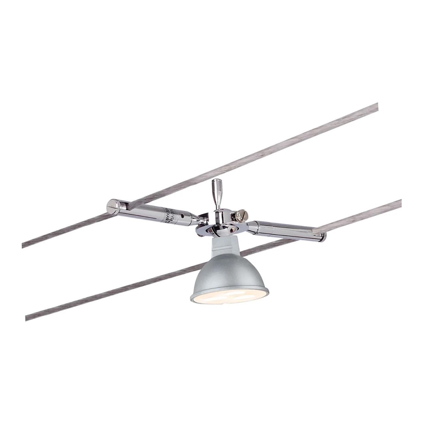 Paulmann 94147 - 1xGU5,3/10W Spotlight för skensystem TOGO 12V matt krom