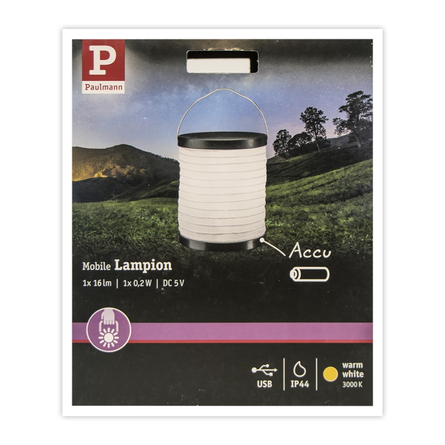 Paulmann 94169 - LED/0,2W IP44 Dekorativ utomhusbelysning MOBILE 3,7V