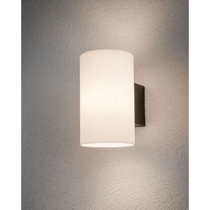 Paulmann 94186 - 1xE27/15W IP54 Vägglampa för utomhusbruk TUBE 230V