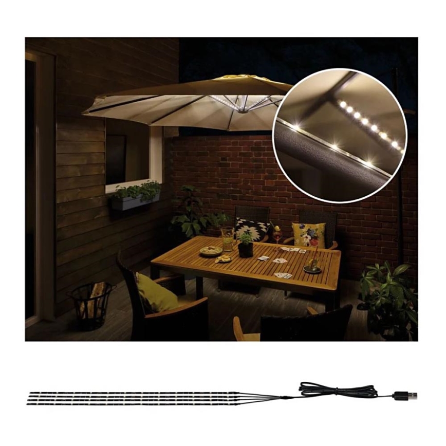 Paulmann 94208 - LED/1,8W Parasollbelysning PARASOL 5V/USB
