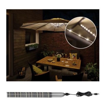Paulmann 94219 - LED/1,8W Parasollbelysning 5V/USB