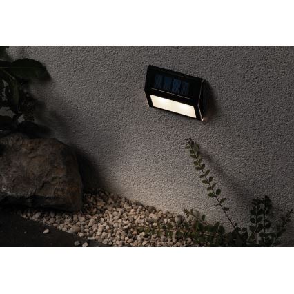 Paulmann 94234- LED/0,05W IP44 Utomhus sollampa med sensor DAYTON 1,5V