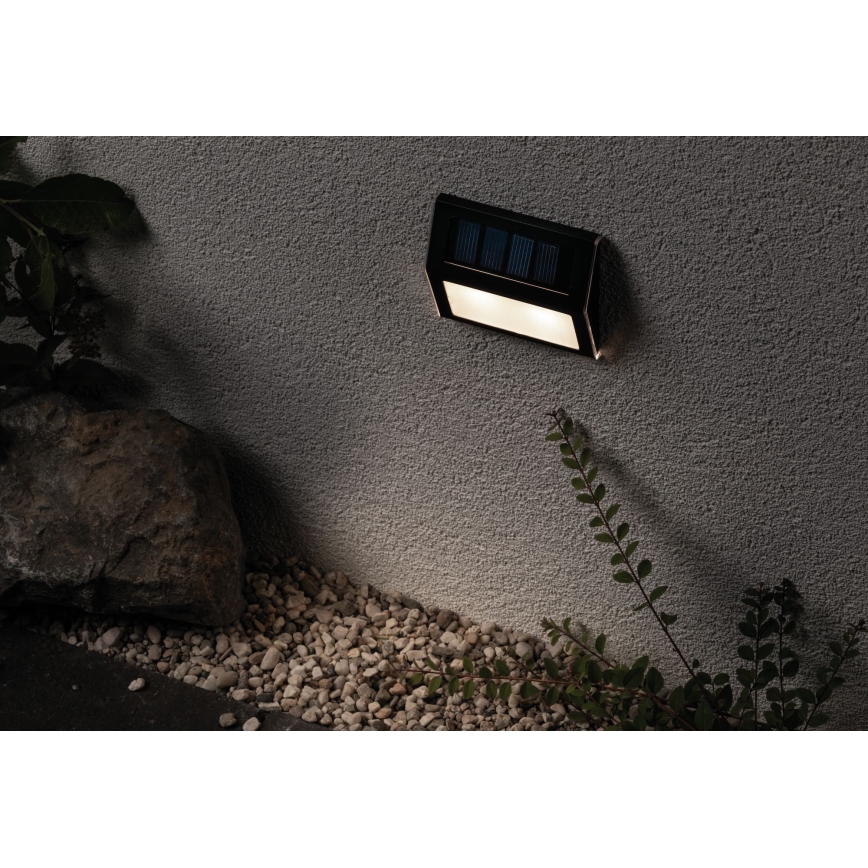 Paulmann 94234- LED/0,05W IP44 Utomhus sollampa med sensor DAYTON 1,5V