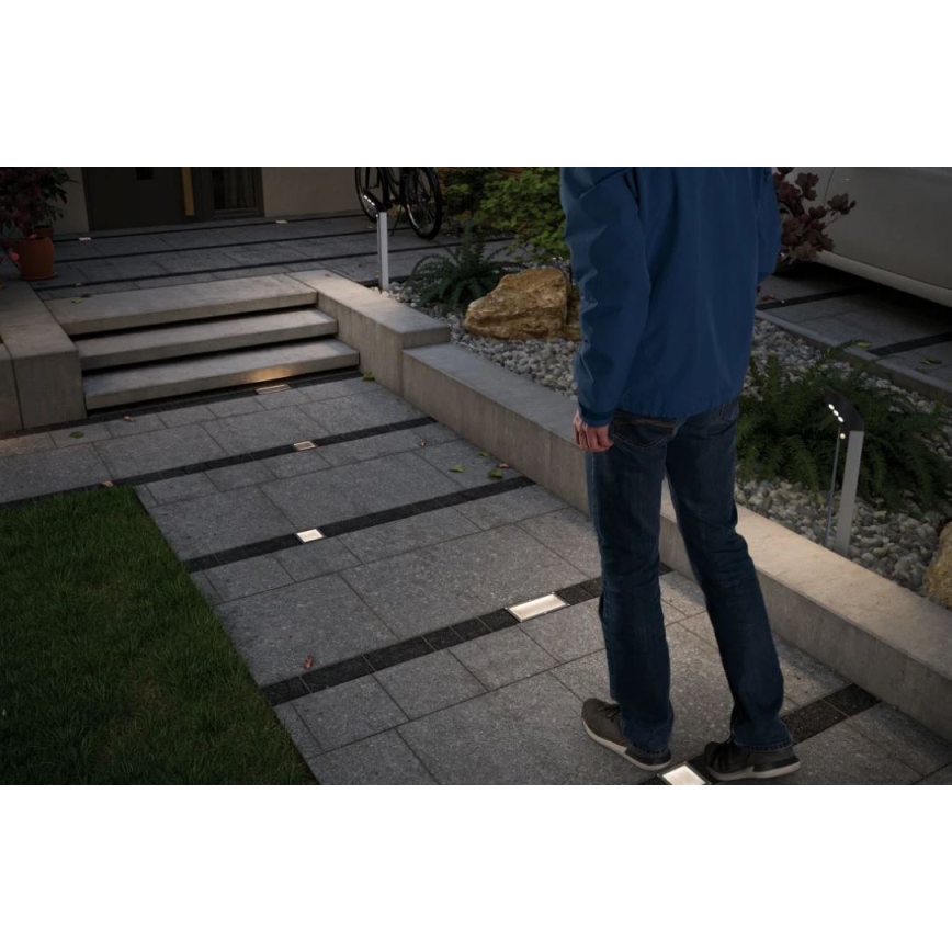Paulmann 94238 - LED/0,7W IP67 Solcellslampa till uppfart ARON 3,7V 650 mAh