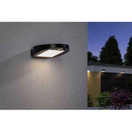 Paulmann 94246 - LED/1,2W IP44 Utomhus sollampa med sensor RYSE 3,7V