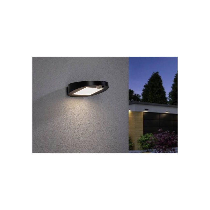 Paulmann 94246 - LED/1,2W IP44 Utomhus sollampa med sensor RYSE 3,7V