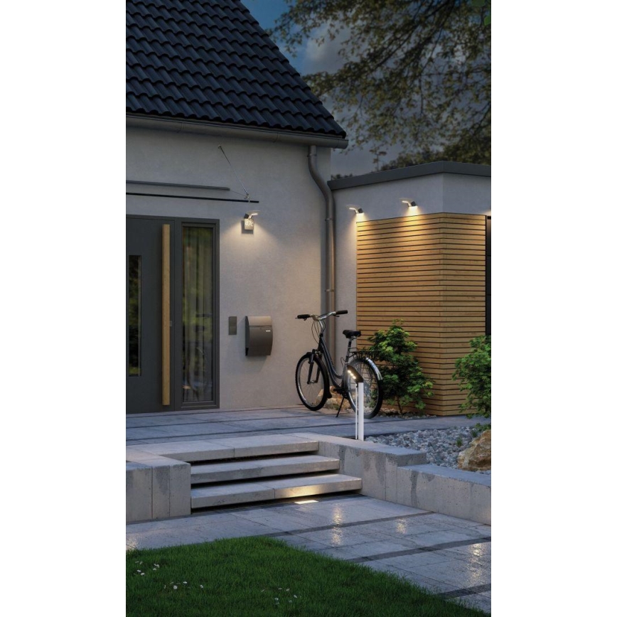 Paulmann 94252 - LED/1,2W IP44 Solar utomhus lampa med sensor SOLEY 230V