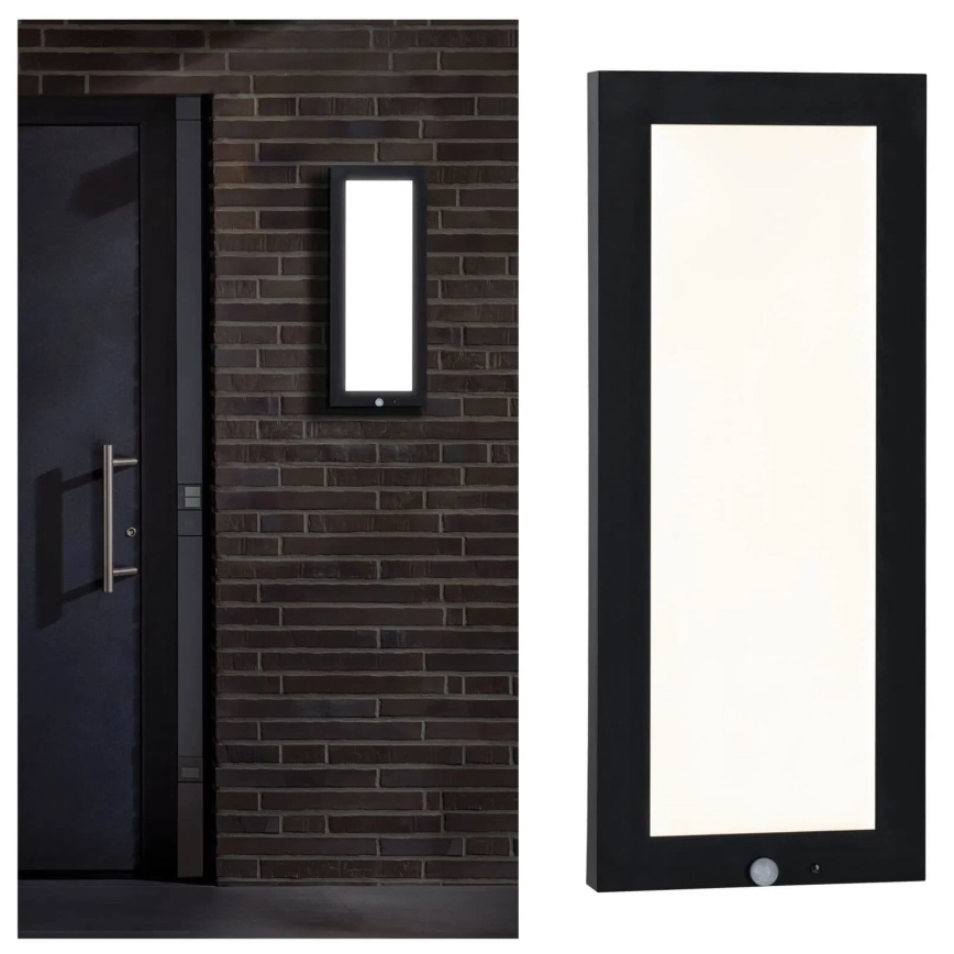 Paulmann 94256_1 - LED/10W IP44 Taklampa för utomhusbruk med sensor 230V