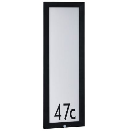 Paulmann 94257 - LED/19W IP44 Husnummer med sensor 230V