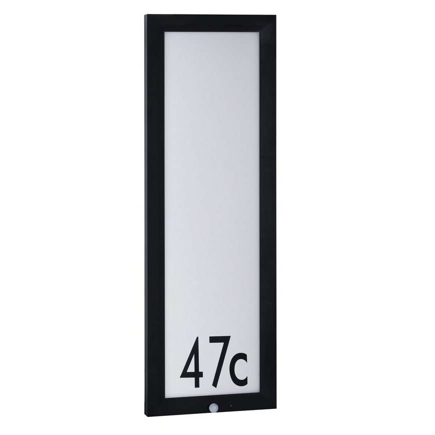 Paulmann 94257 - LED/19W IP44 Husnummer med sensor 230V