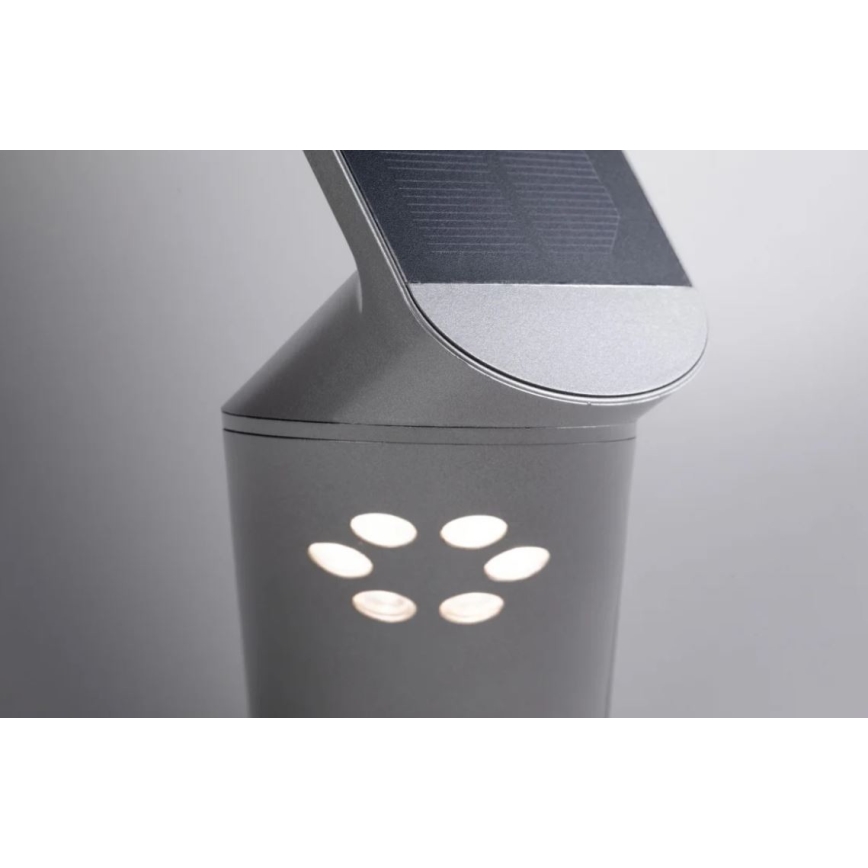 Paulmann 94261 - LED/1,2W IP44 Solcellsvägglampa med sensor ILIAS 3,7V 1800 mAh