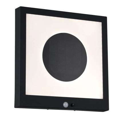 Paulmann 94263 - LED/1,2W IP44 Solcellsvägglampa med sensor TAIJA 3,7V 1800 mAh