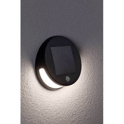 Paulmann 94265 - LED/3W IP44 Utomhus sollampa med sensor HELENA 3,7V