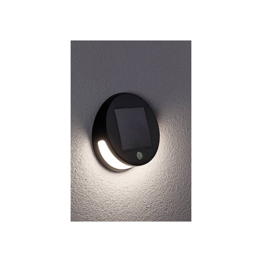 Paulmann 94265 - LED/3W IP44 Utomhus sollampa med sensor HELENA 3,7V