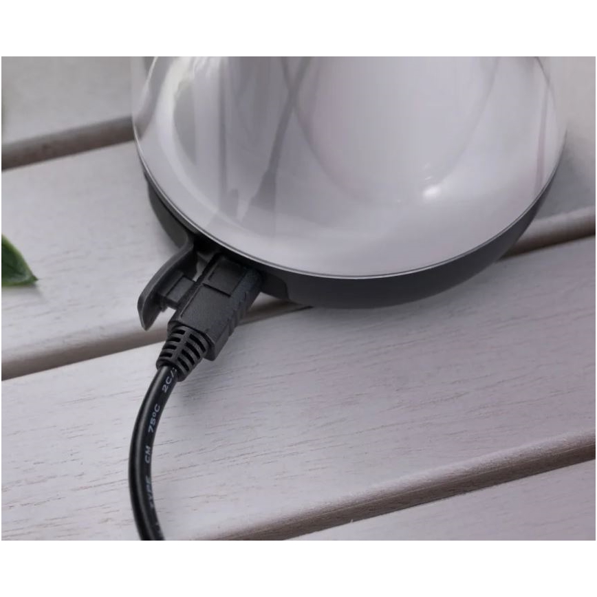 Paulmann 94267 - LED/1,3W IP44 Utomhus ljusreglerad lampa CUPULINO 5V 2000 mAh