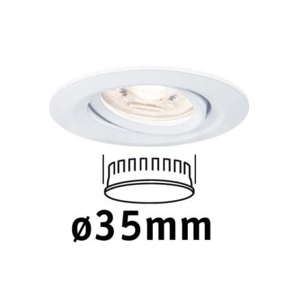 Paulmann 94292 - LED/4W IP23 Badrum infälld lampa COIN 230V