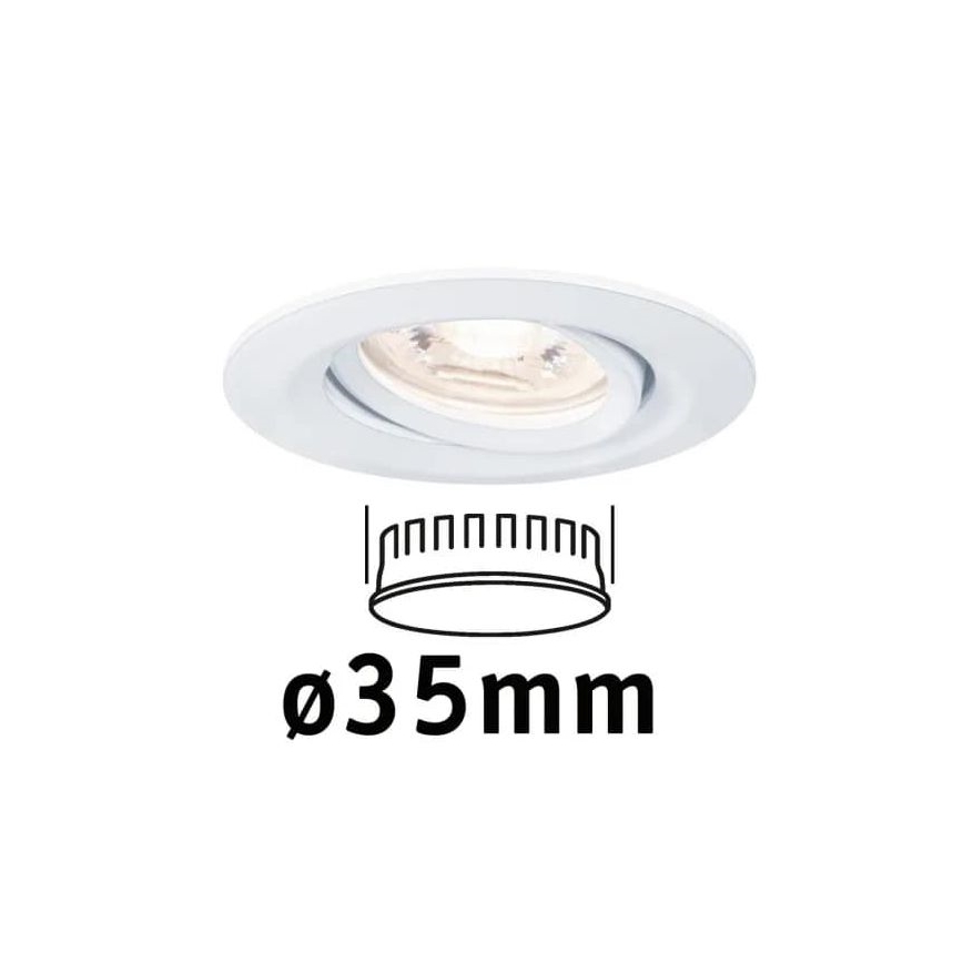 Paulmann 94292 - LED/4W IP23 Badrum infälld lampa COIN 230V